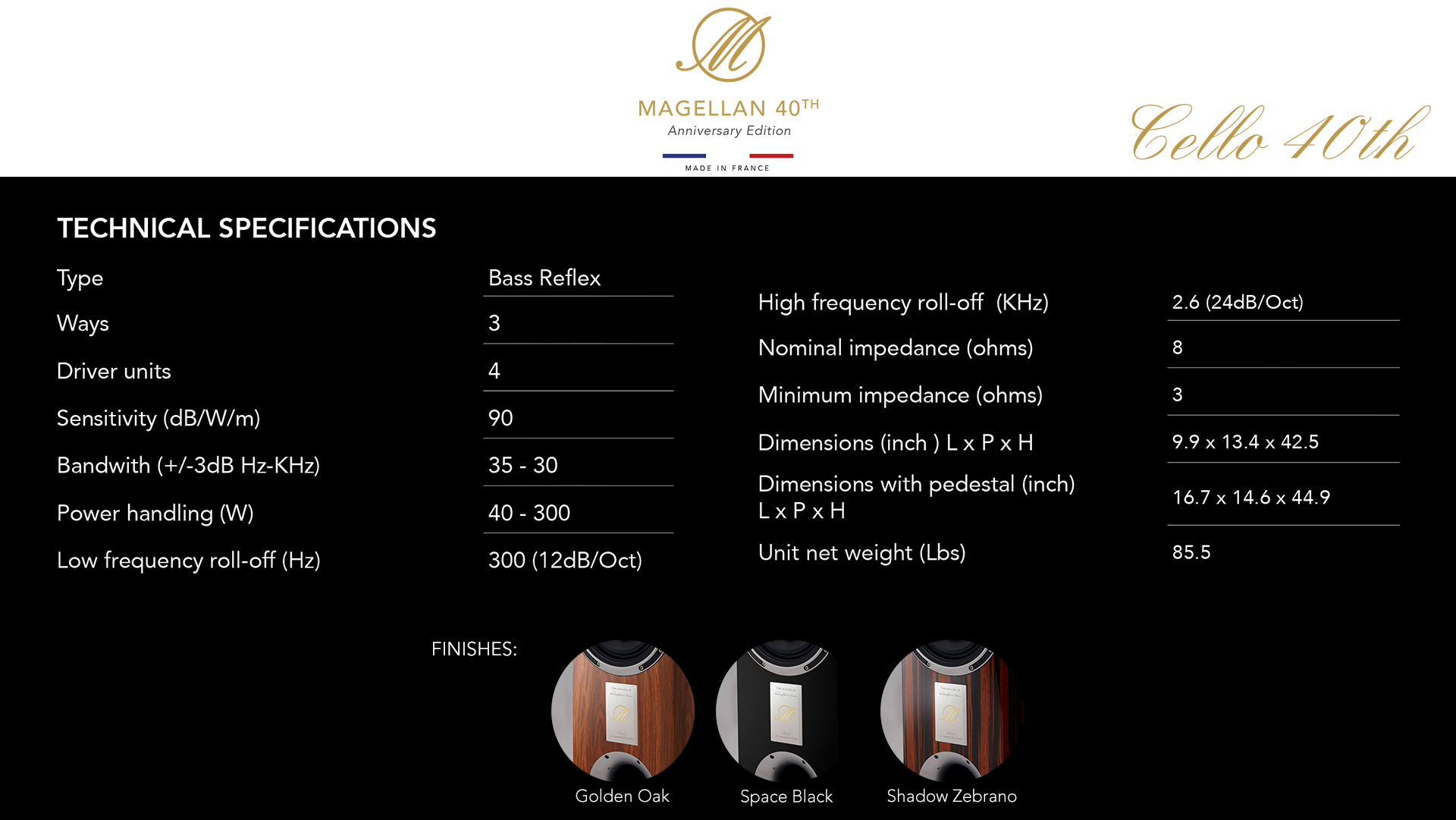 Technical Specification _Cello 40th_black