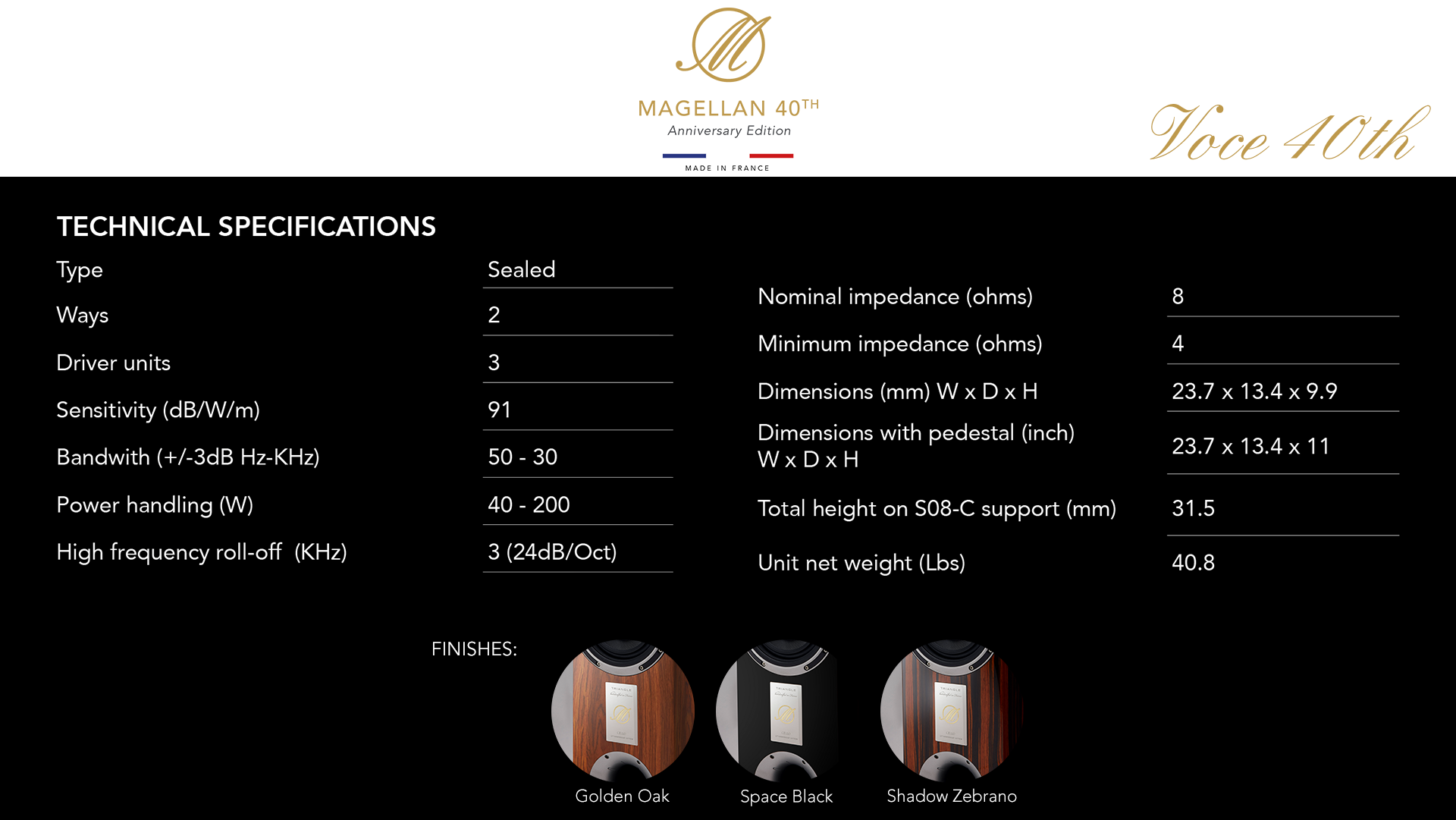 Technical Specification _Voce 40th_black