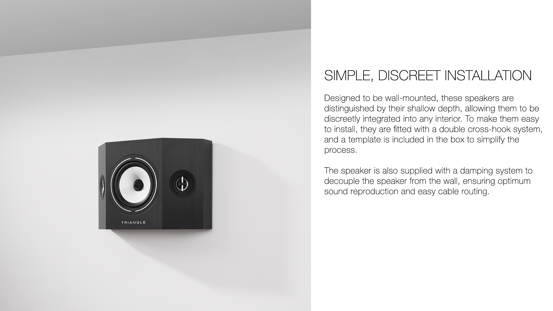 Simple, discreet installation_black Simple, discreet installation_black