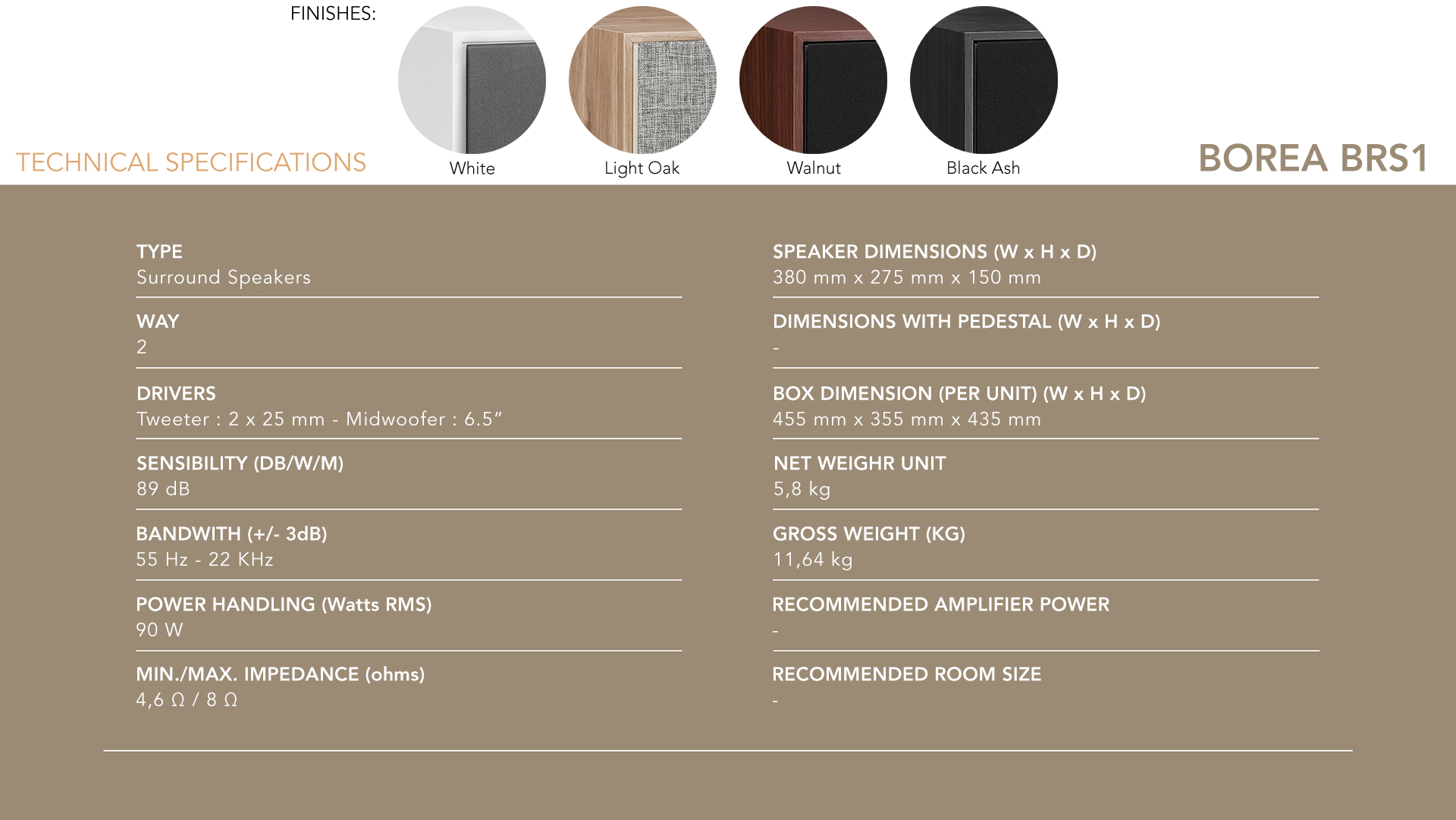 Technical Specification _Borea_BRS1 Technical Specification _Borea_BRS1